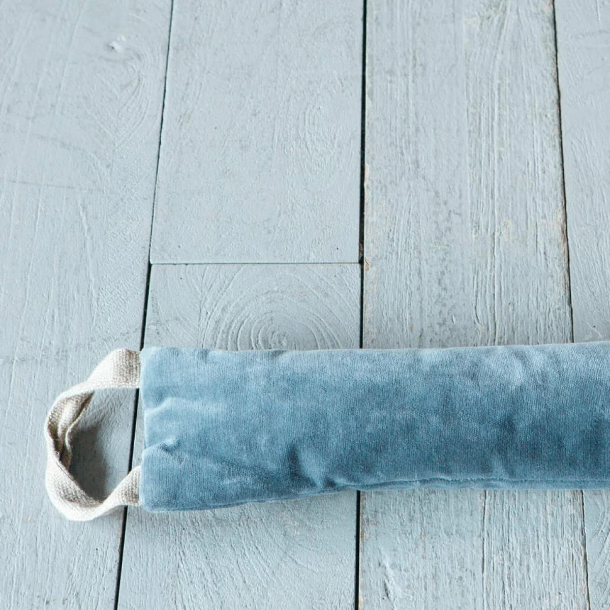 Blush Pink Velvet Draught Excluder – image 3