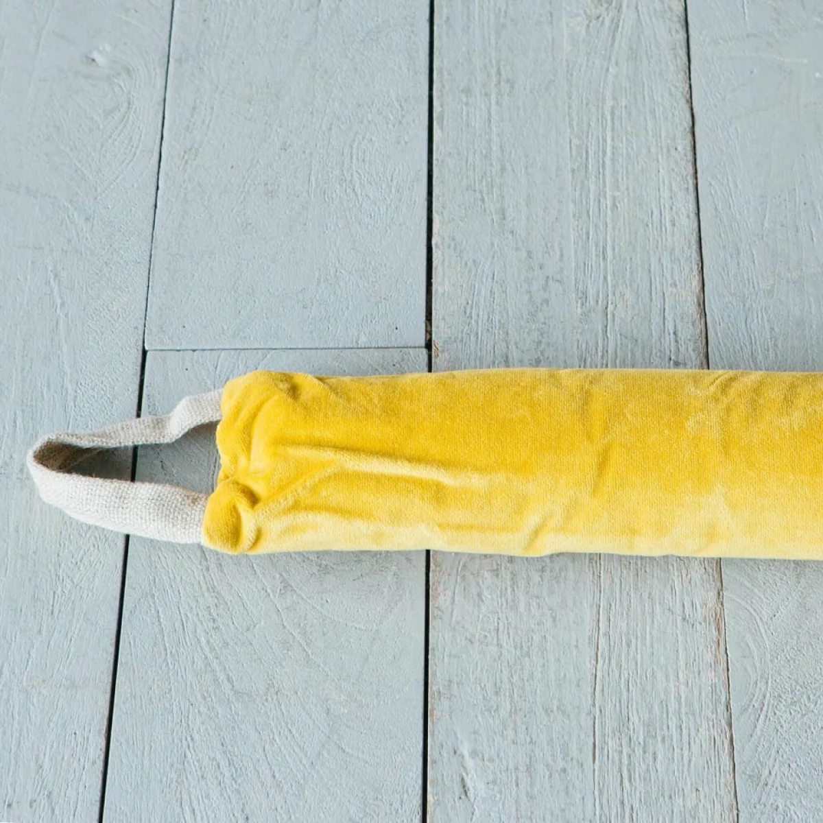 Coral Velvet Draught Excluder with Handle – image 5