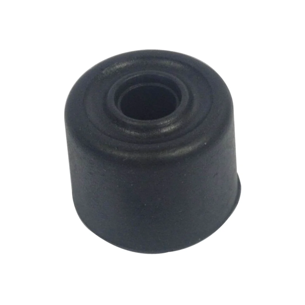 25mm Black Rubber Door Stop - 6 Pack