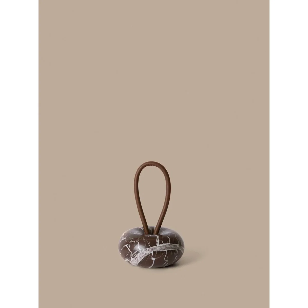 Ferm Living Wa doorstop Rosso Levanto marble Ø14 cm – image 2