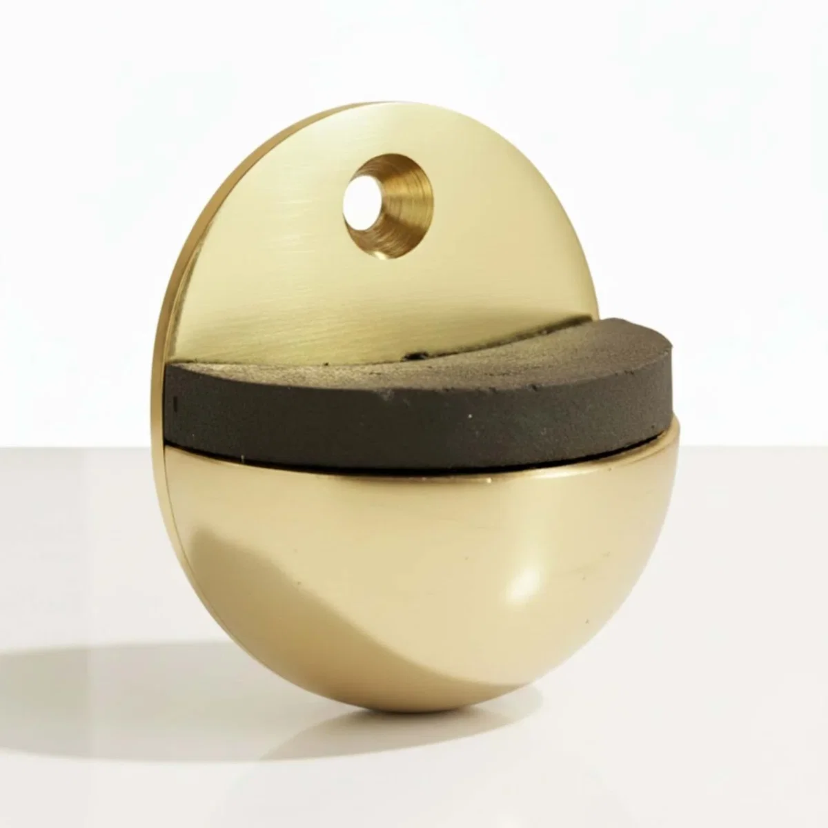 Betley Butterfly Oval Floor Mounted Door Stop - Brass, Pack of 10 - Gold / 180.0g – image 5