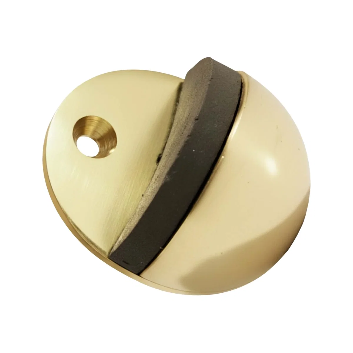 Betley Butterfly Oval Floor Mounted Door Stop - Brass, Pack of 10 - Gold / 180.0g – image 1