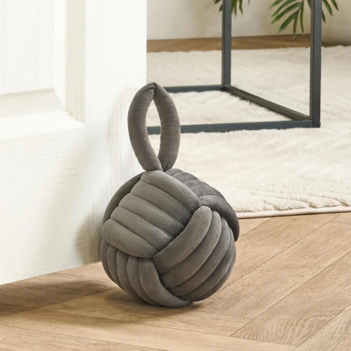 OHS Velvet Rope Doorstop - Grey – image 2