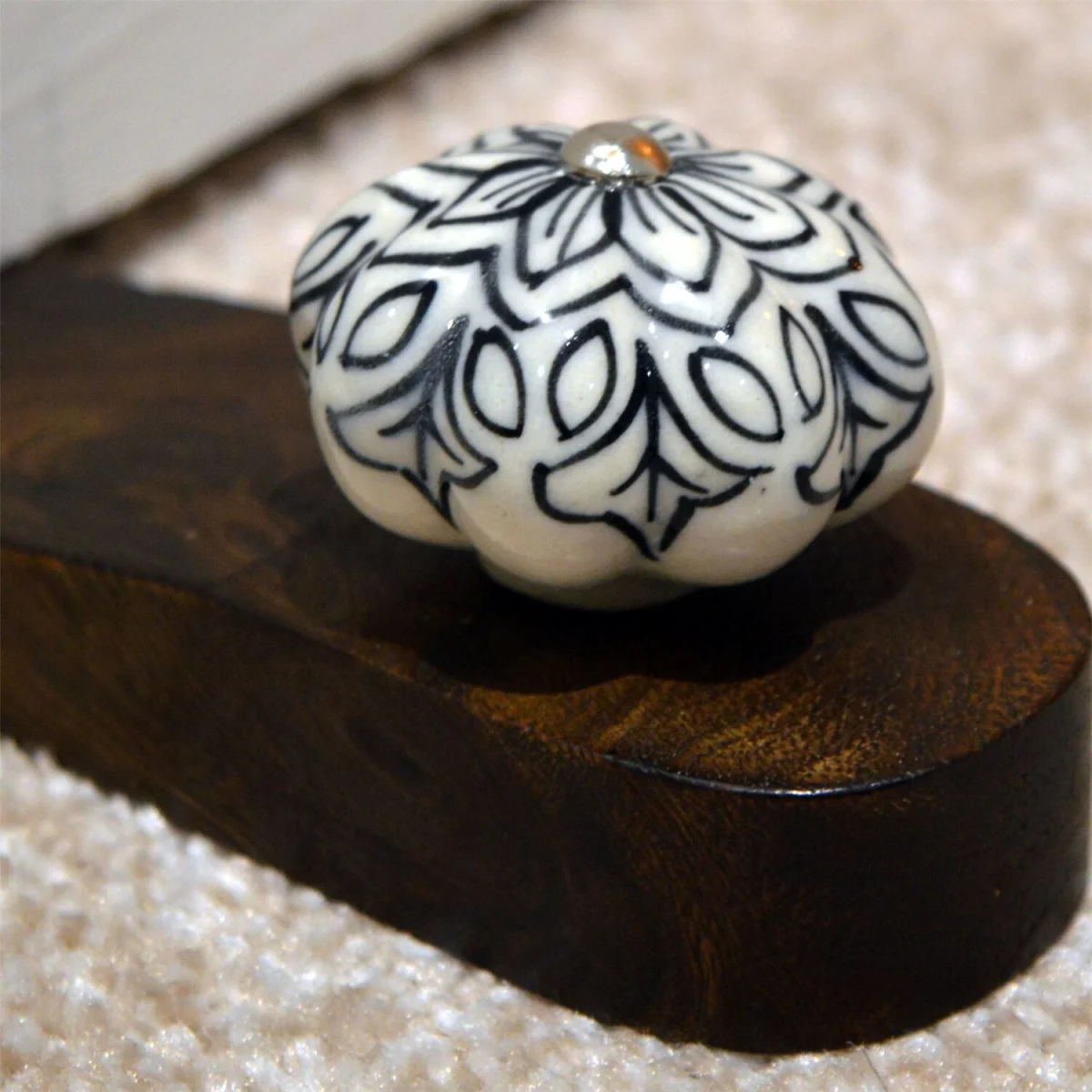 Wooden Door Stops - Pack of 3 - Black – image 5