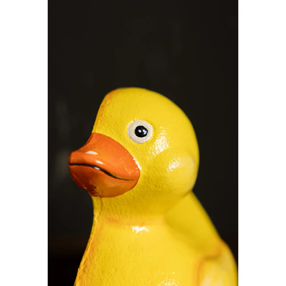 Yellow Duck Cast Iron Doorstop – image 4