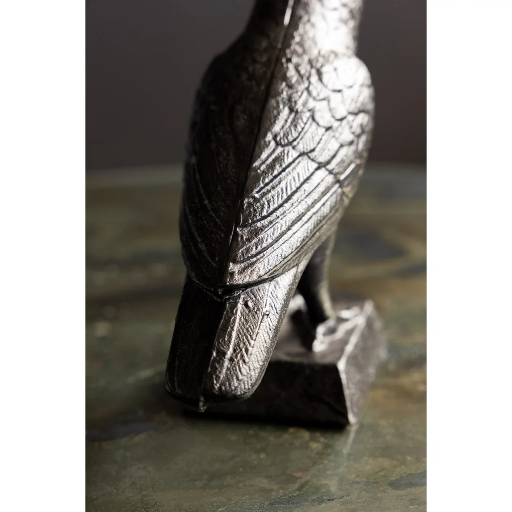 Black Raven Cast Iron Doorstop – image 5