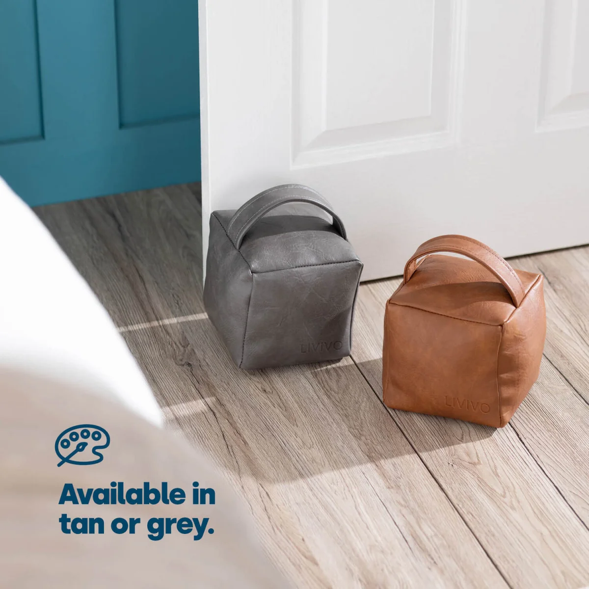 Weighted Cube Door Stopper - White – image 8