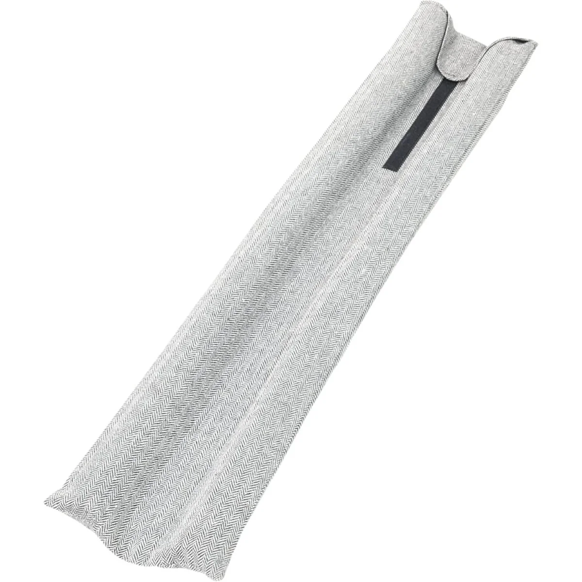 Tanness Door Draft Excluder Double Sided 70-90cm for Doors and Windows - Light Grey – image 6