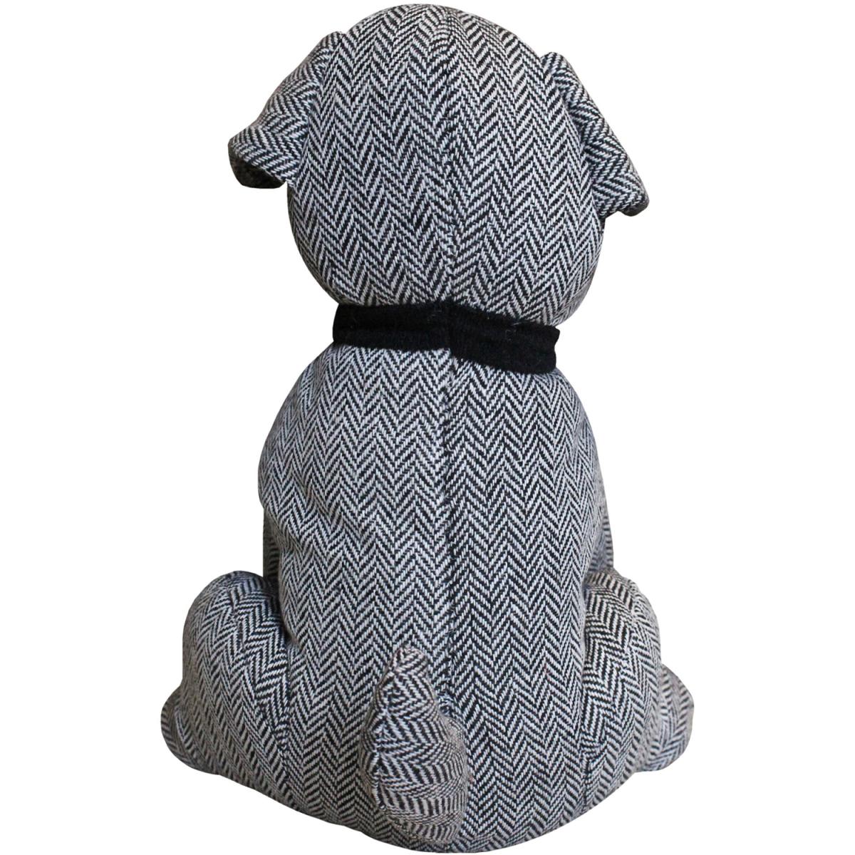 Herringbone Dog Door Stop - Grey – image 3