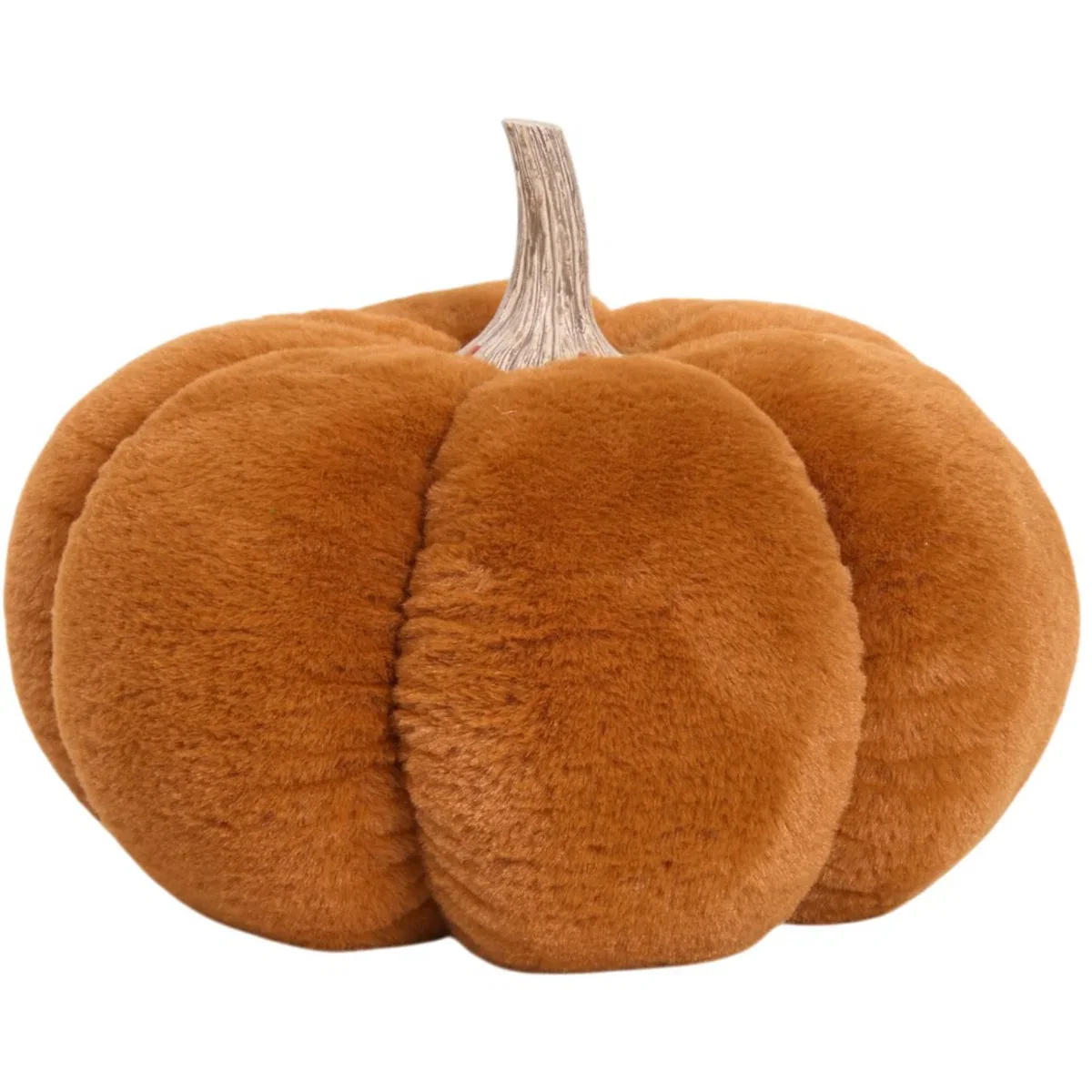 Pumpkin Faux Fur Doorstop – image 5