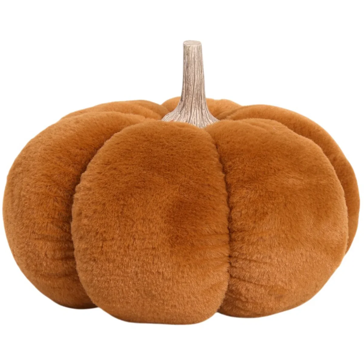 Pumpkin Faux Fur Doorstop – image 6