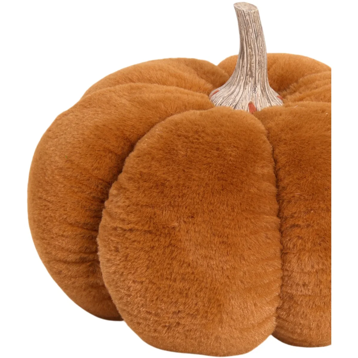 Pumpkin Faux Fur Doorstop – image 7