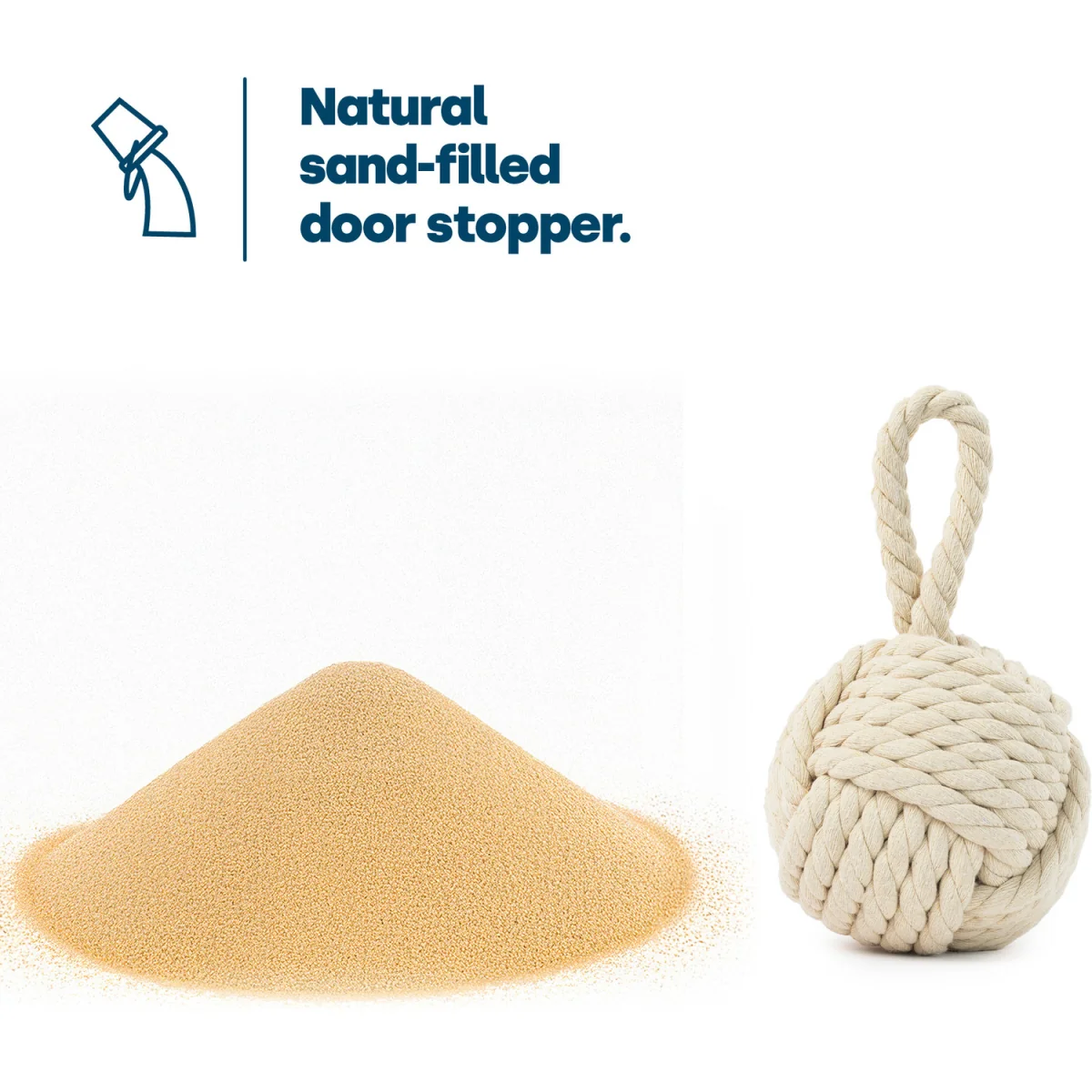 Weighted Door Stopper - White – image 4