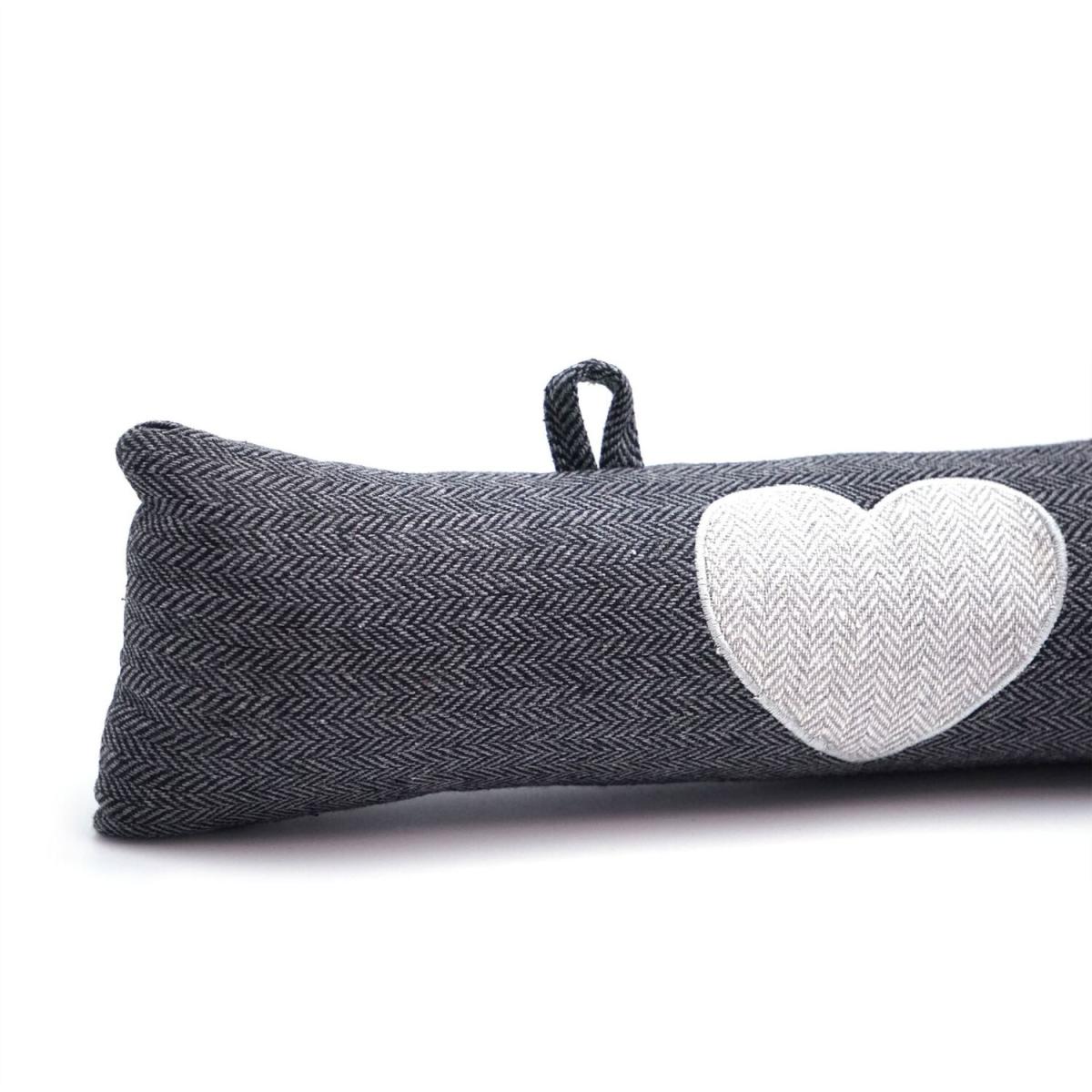 78.5cm Herringbone Draught Excluders Pack of 2 - Grey – image 6