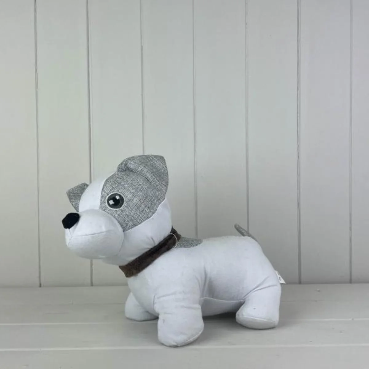 White Dog Doorstop 15 to 20 kg - Grey – image 1