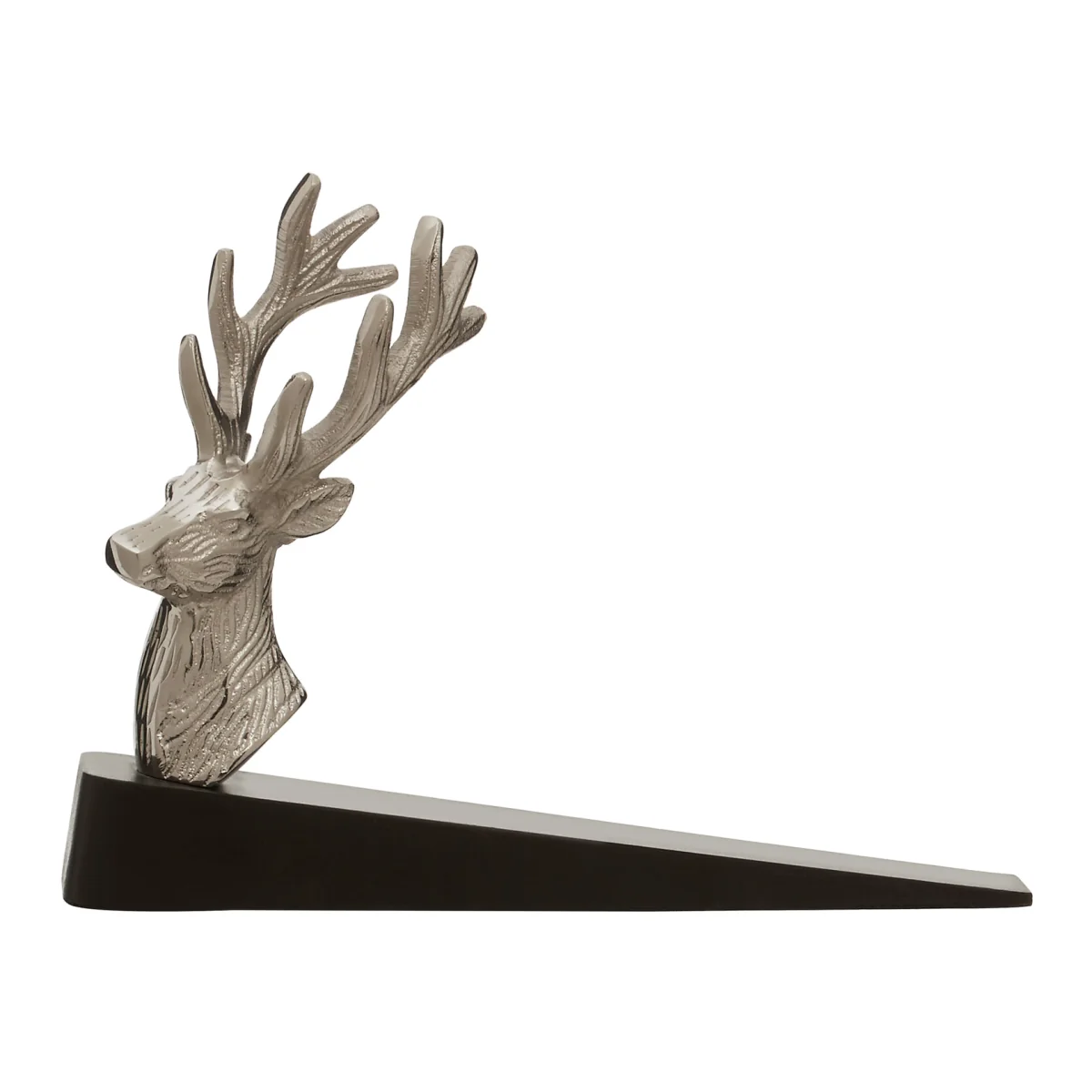 Stag Design Door Stop - Silver – image 1