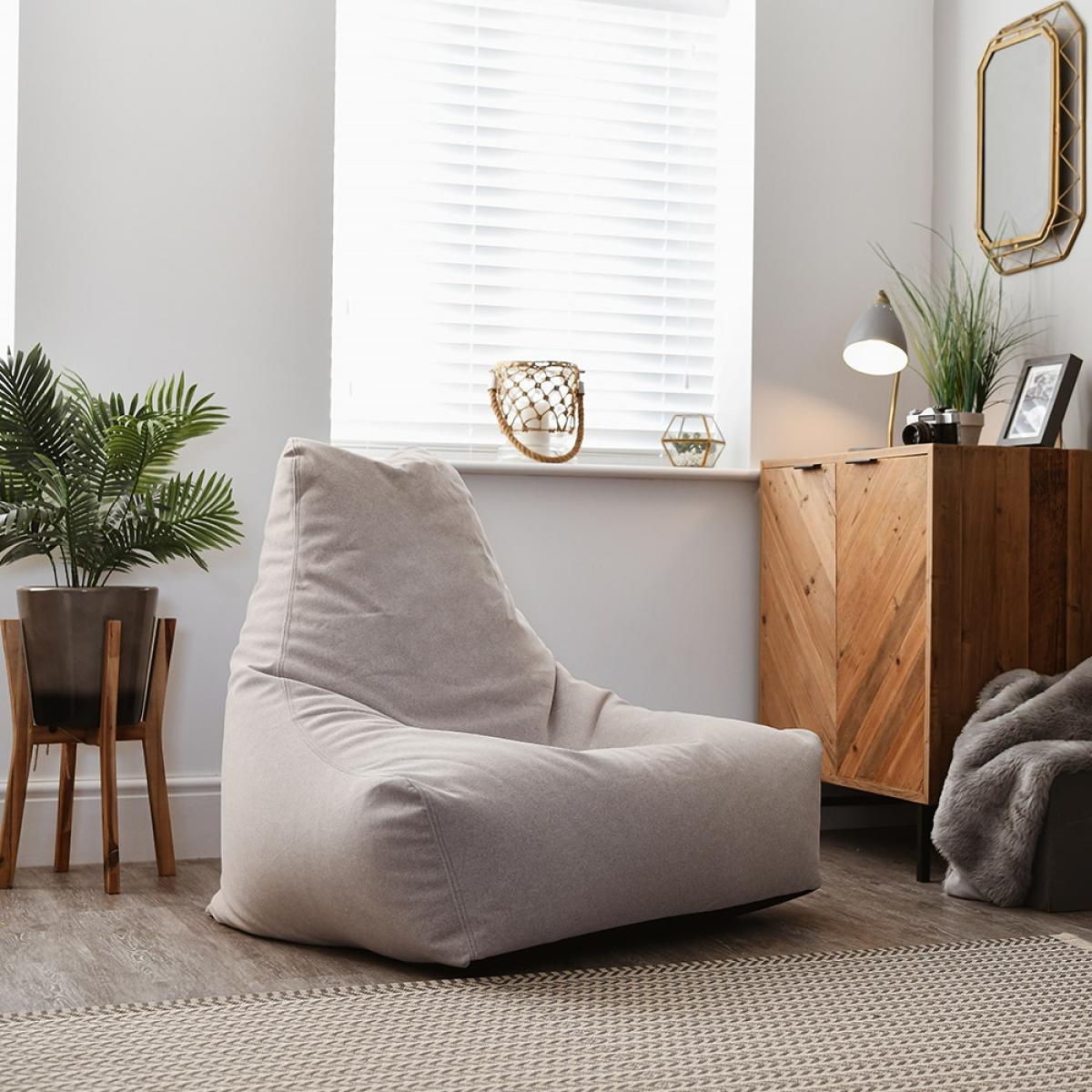 Extreme Lounging Faux Suede B Indoor Bean Bag - Rust – image 4