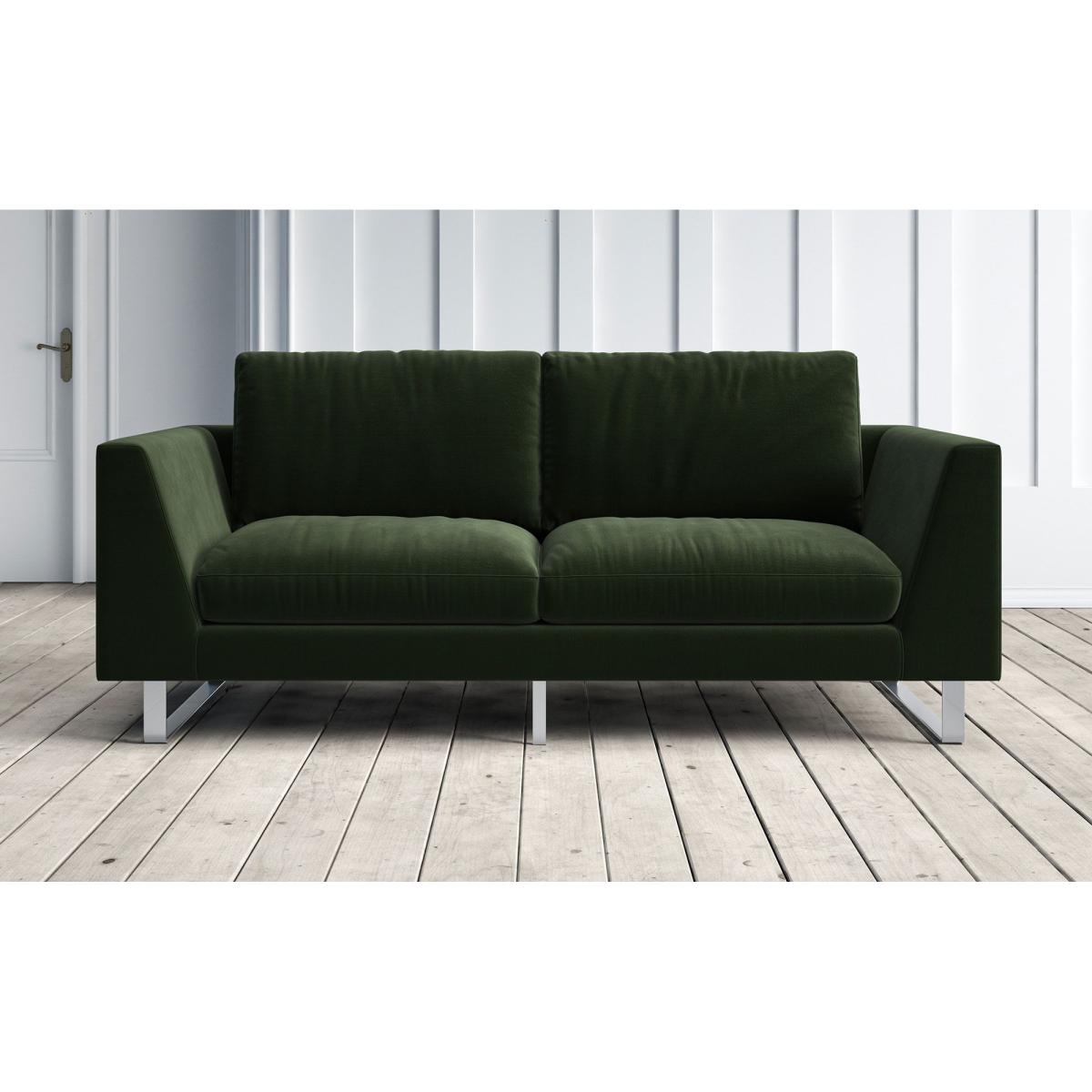 New York 2 Seater Deep Green Classic Velvet – image 2