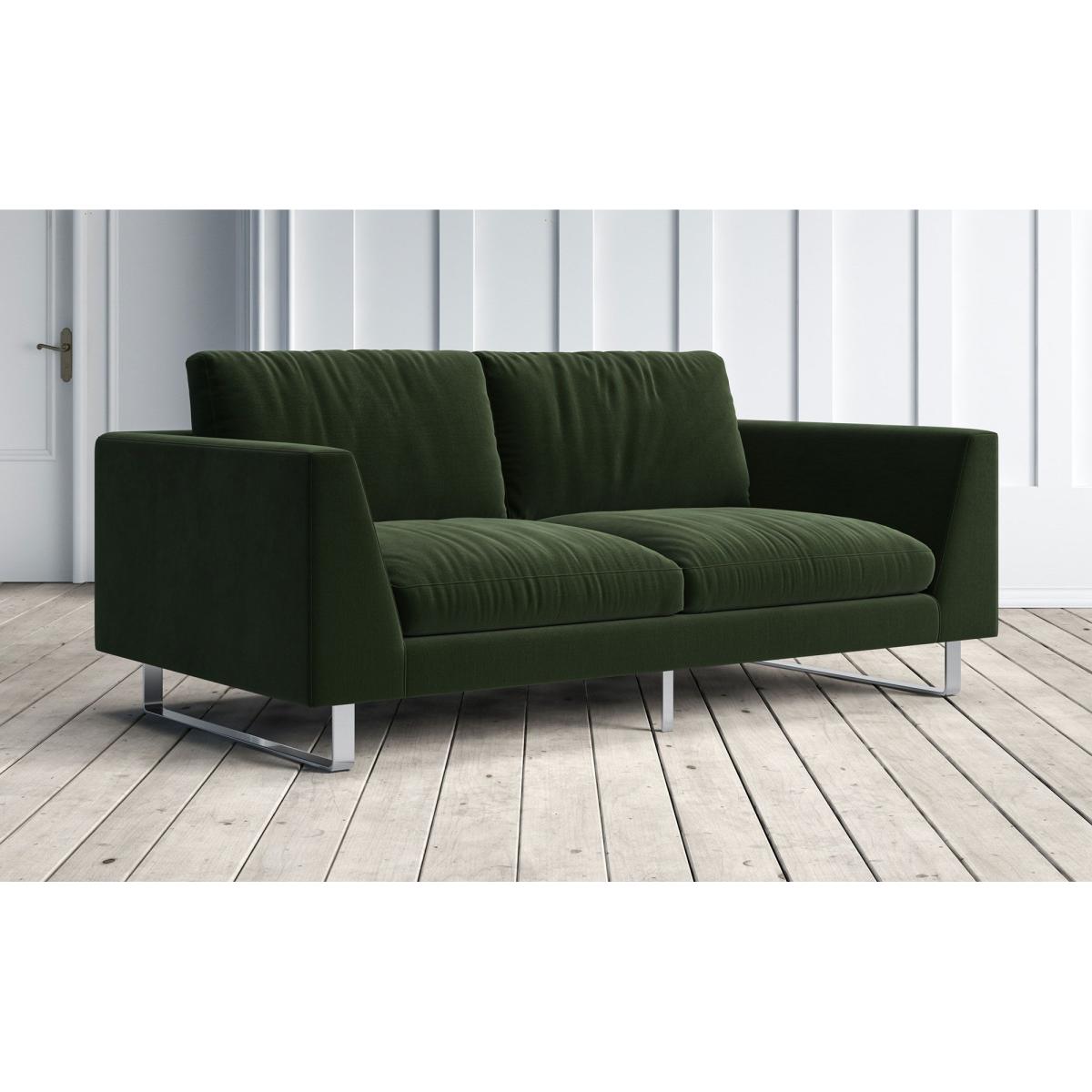 New York 2 Seater Deep Green Classic Velvet – image 3