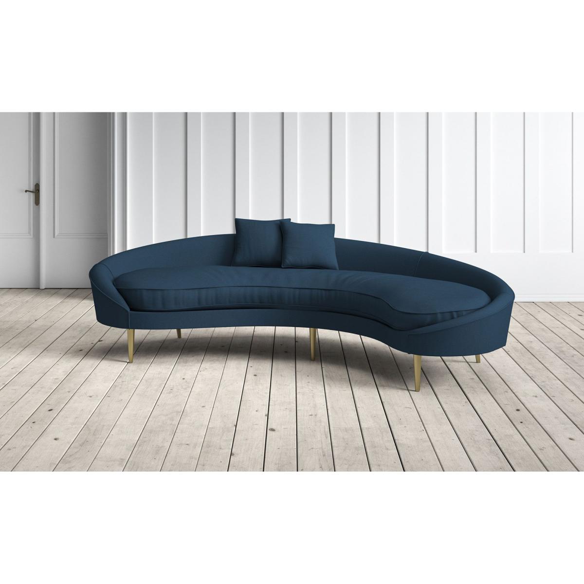 Tiffany Left-Hand Sofa Indigo Linen – image 3
