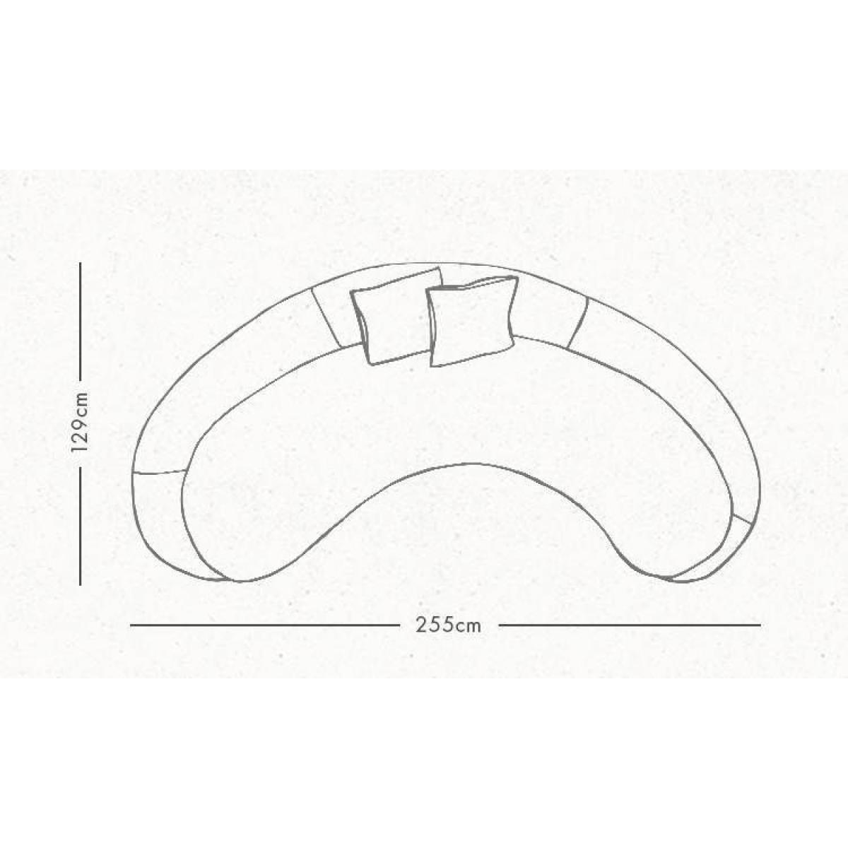 Tiffany Left-Hand Sofa Indigo Linen – image 4