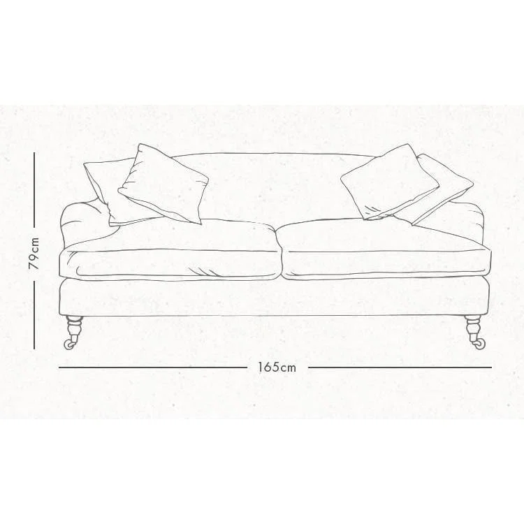 Doze 2.5 Seater Pewter Linen – image 6
