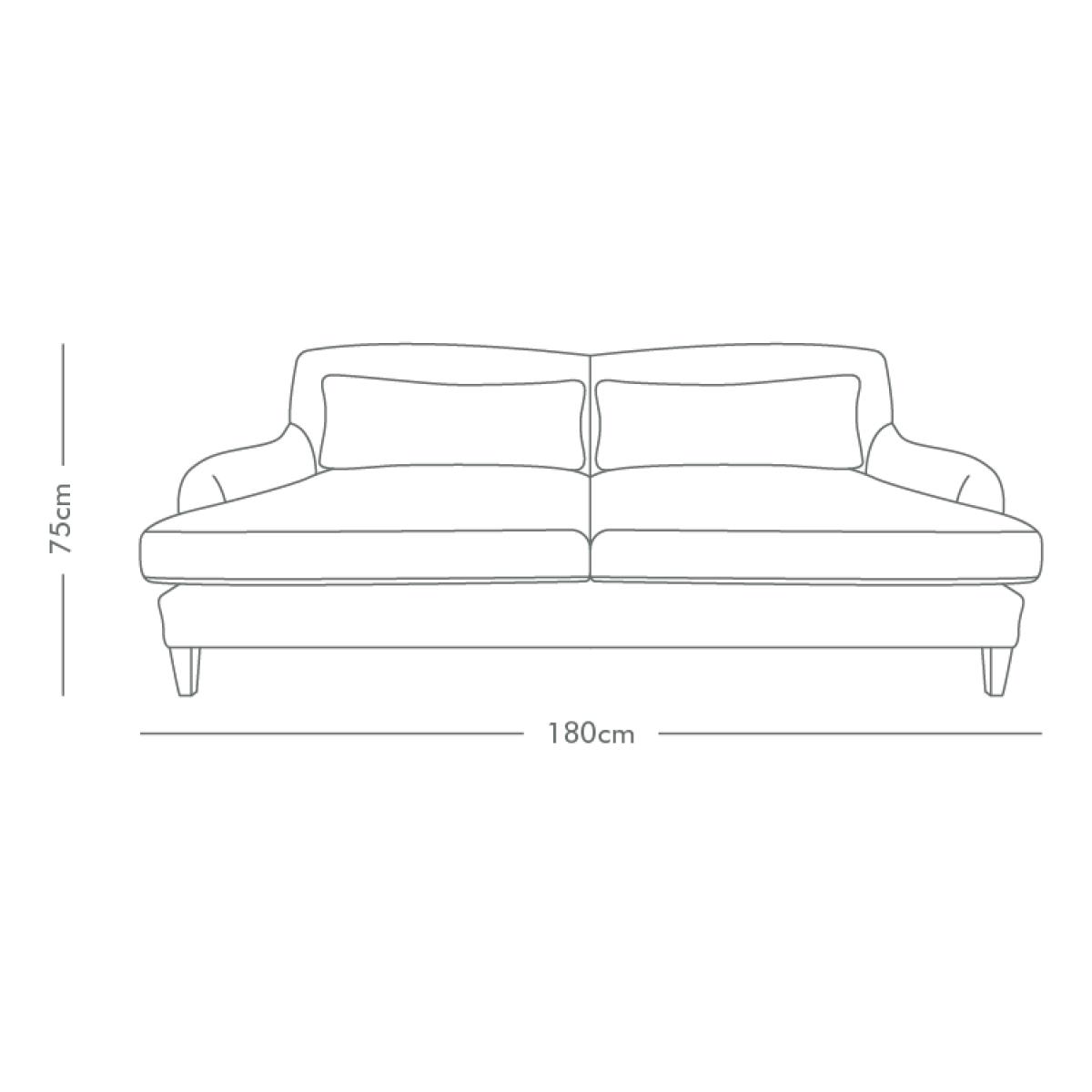 Campbell 2.5 Seater - Granite Italian Linen – image 7