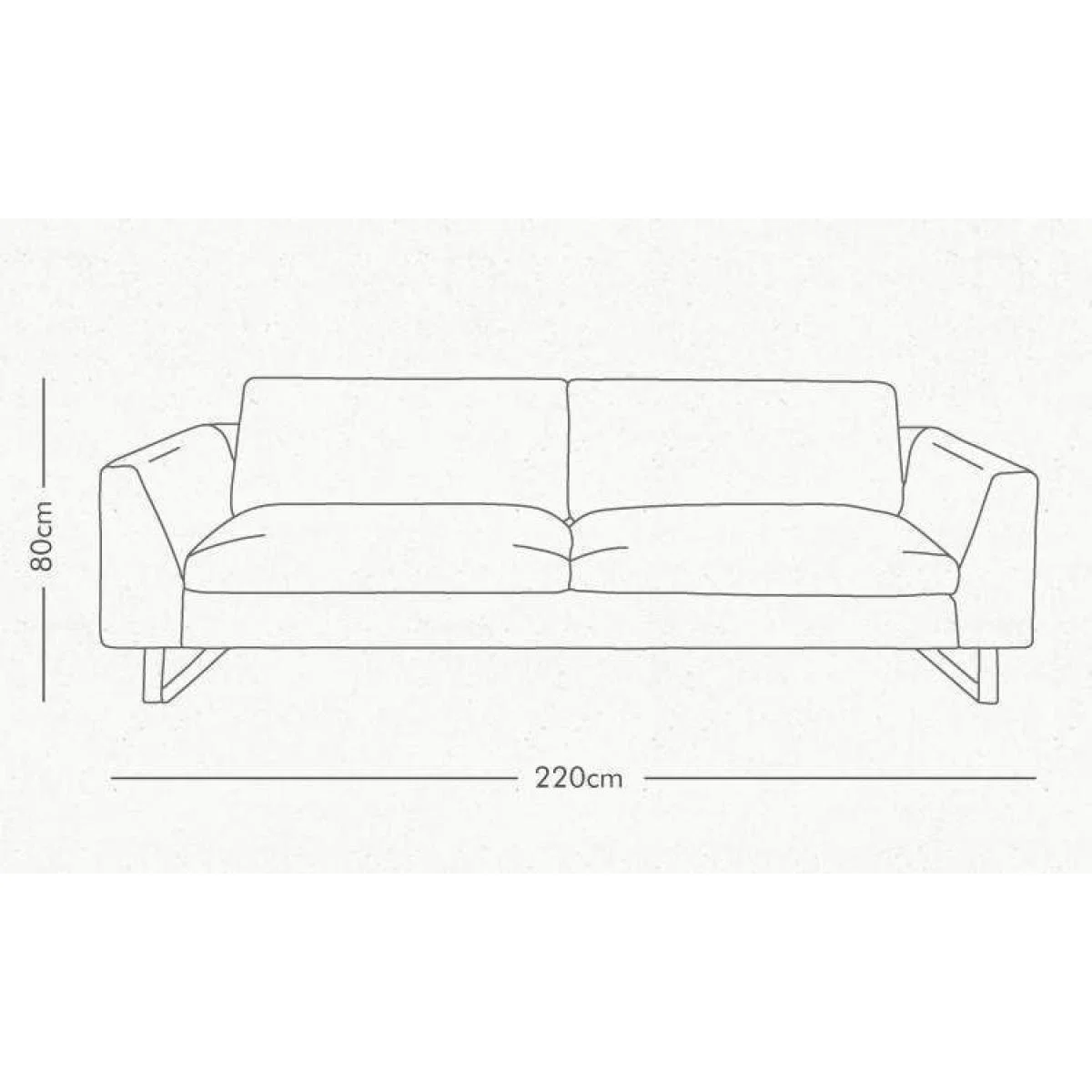 New York 3 Seater Rust Classic Velvet – image 4
