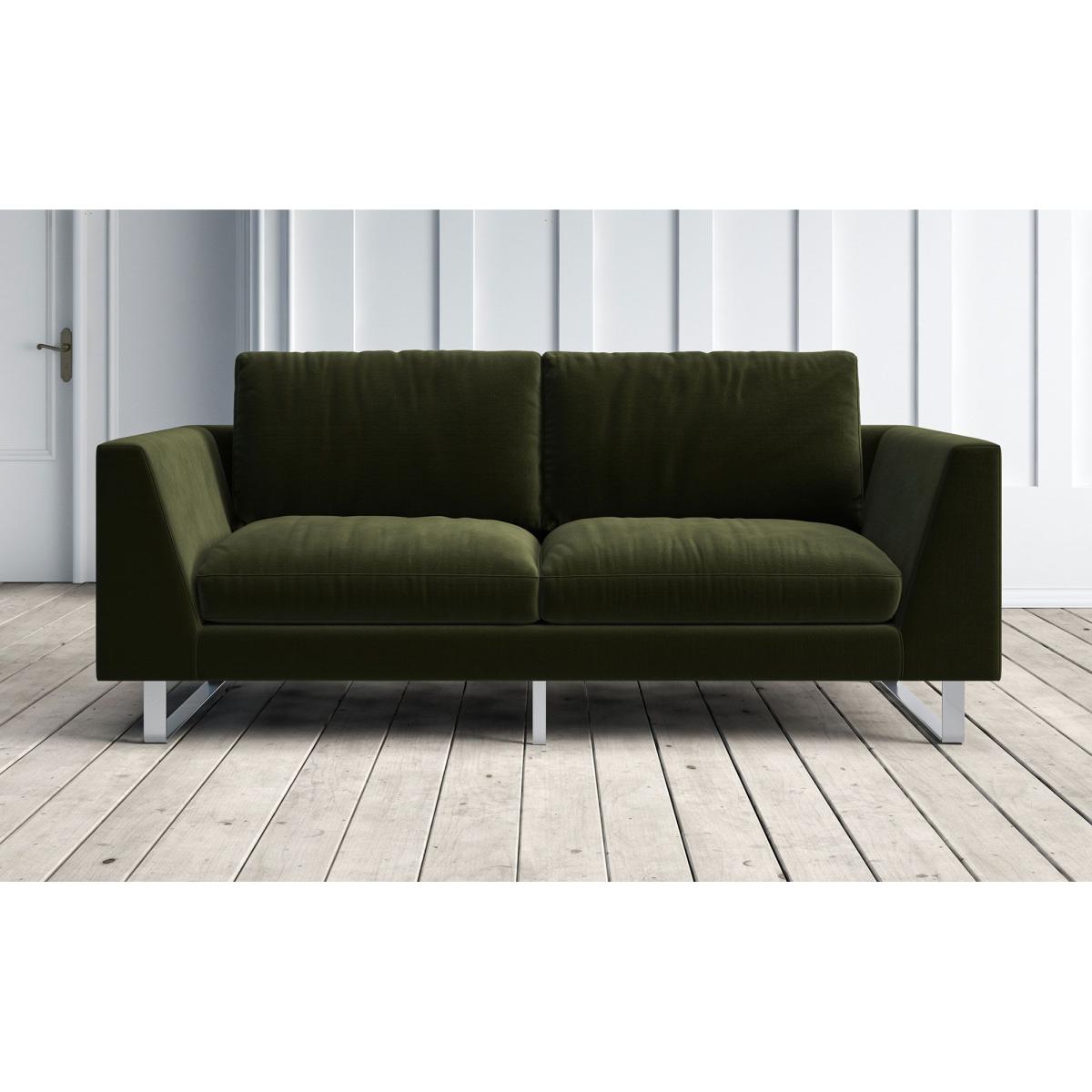 New York 2 Seater Moss Green Classic Velvet – image 2