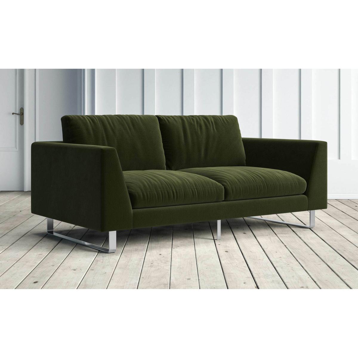 New York 2 Seater Moss Green Classic Velvet – image 3