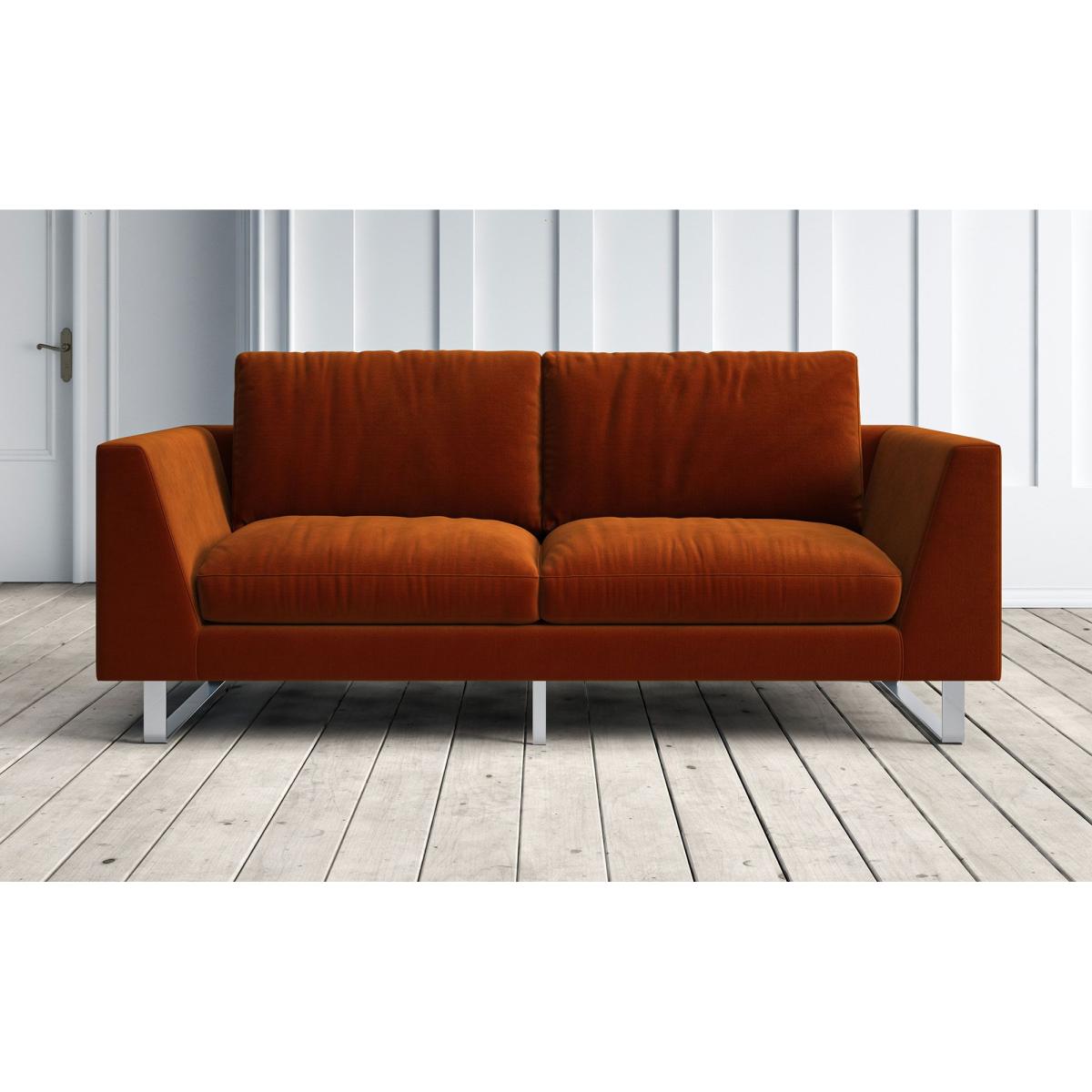 New York 2 Seater Rust Classic Velvet – image 2