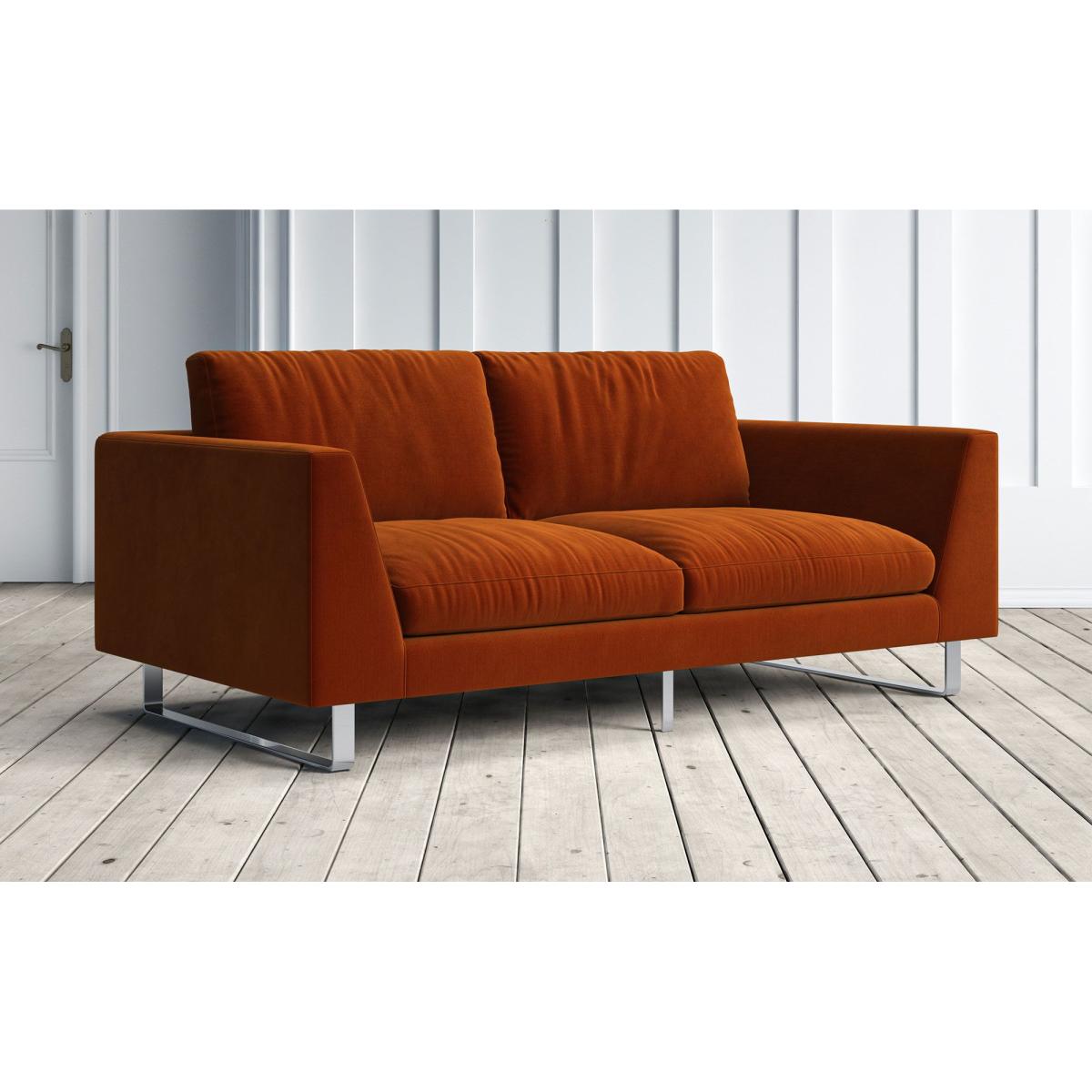 New York 2 Seater Rust Classic Velvet – image 3