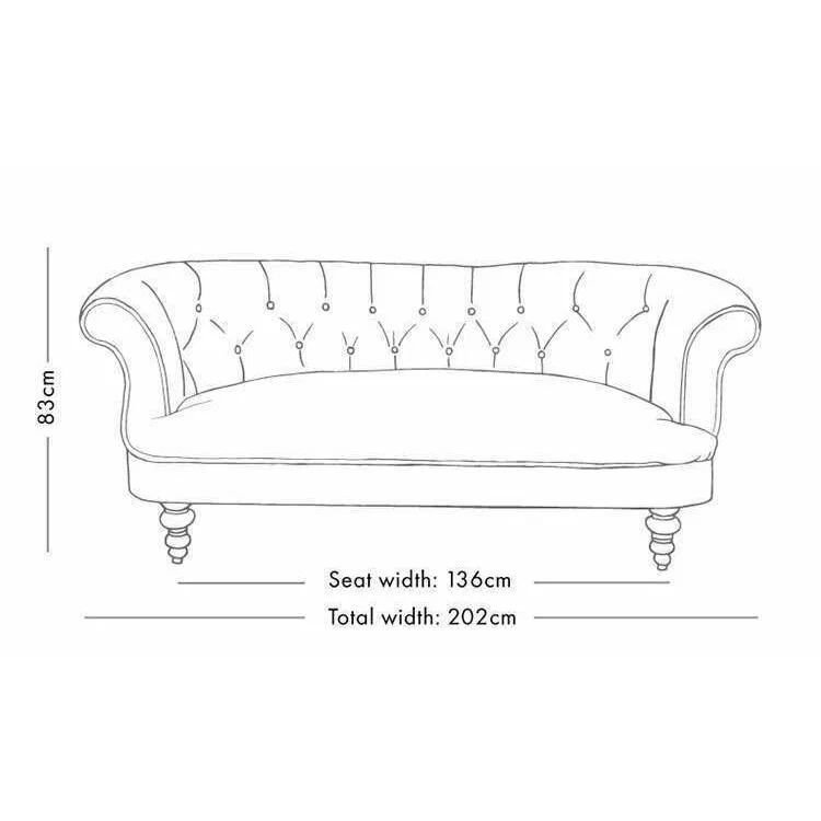 Diana 2.5 Seater - Lead Linara – image 5