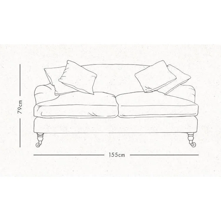 Doze 2 Seater - Teal Stain Guarded Velvet – image 8