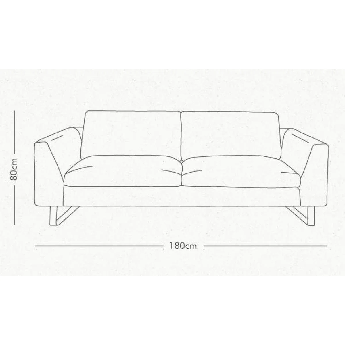 New York 2 Seater Grey Vintage Velvet – image 4