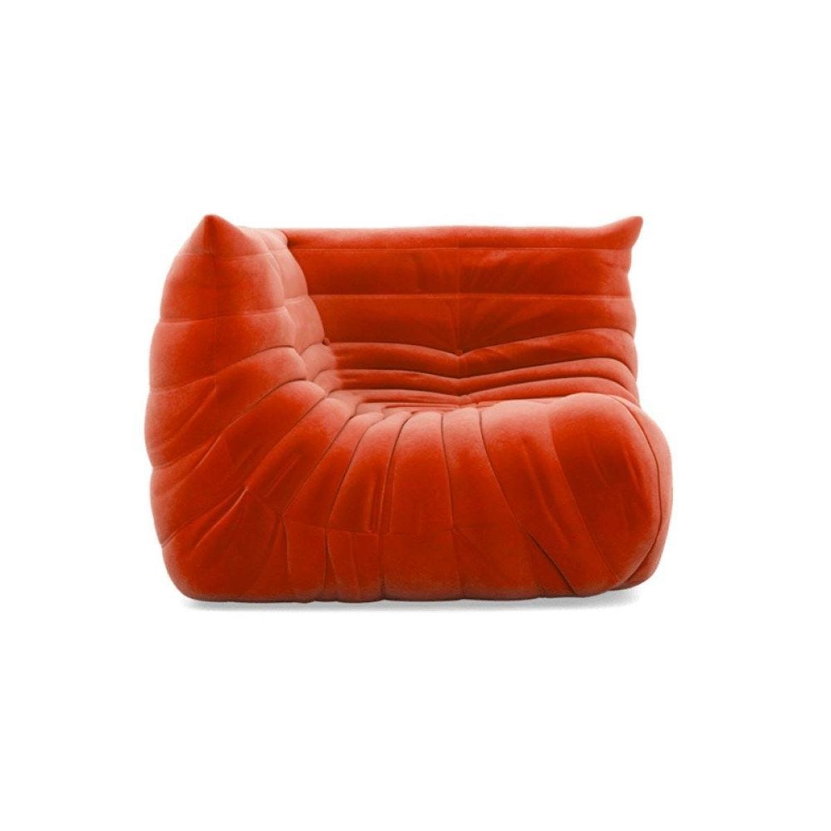Ligne Roset Togo Corner Seat Alcantara Bohemian Blue - Heal's UK Furniture – image 3
