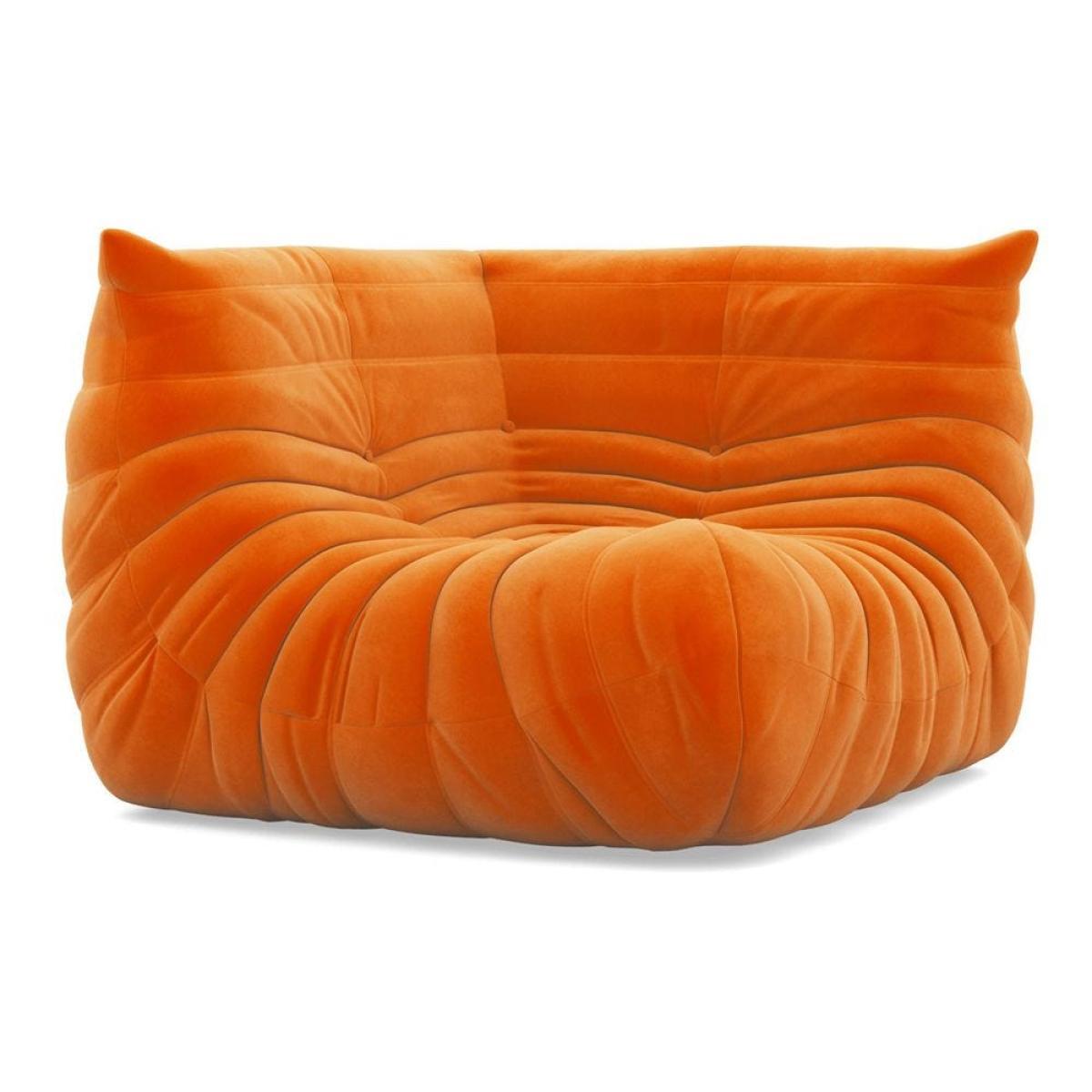 Ligne Roset Togo Corner Seat Alcantara Bohemian Blue - Heal's UK Furniture – image 5