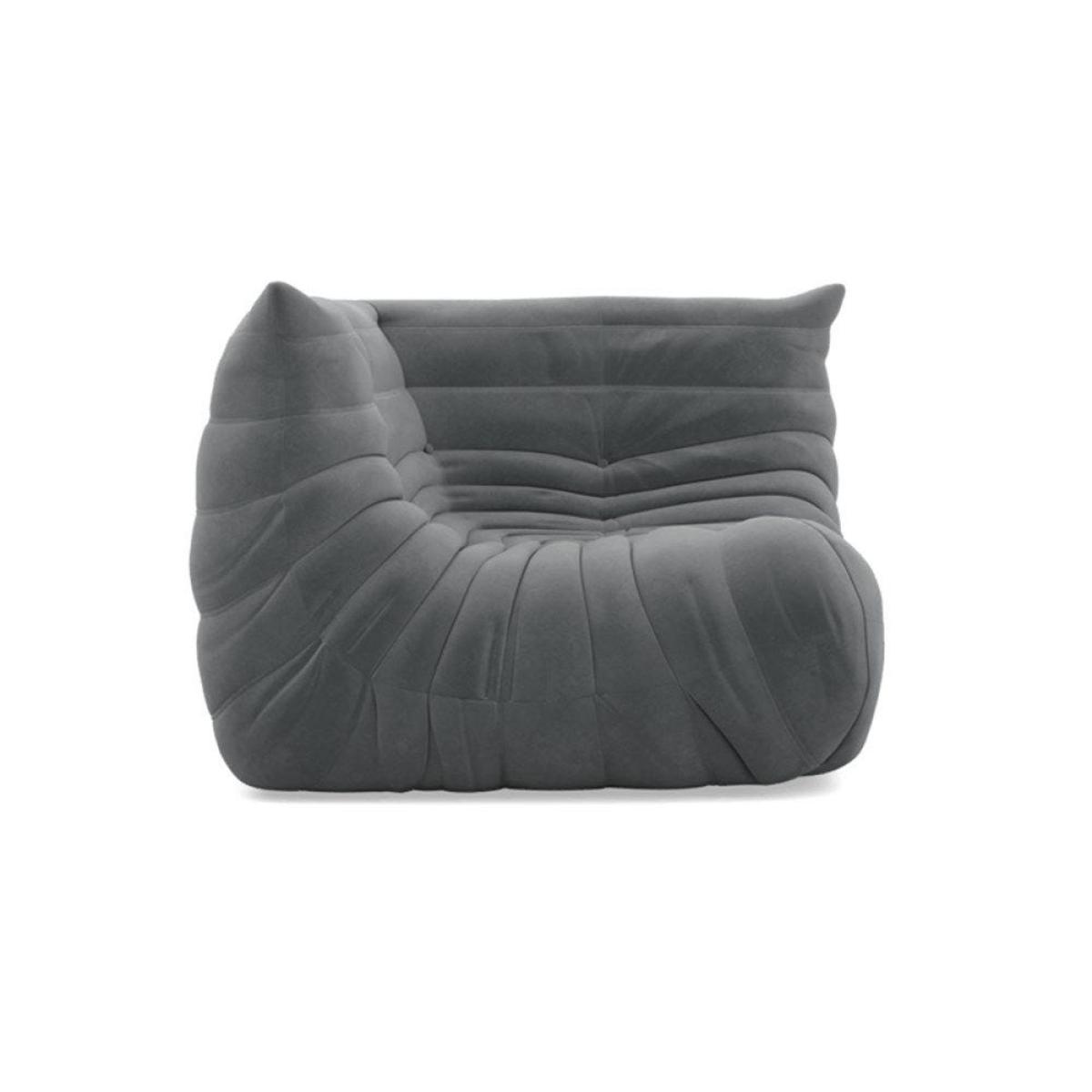 Ligne Roset Togo Corner Seat Alcantara Bohemian Blue - Heal's UK Furniture – image 8