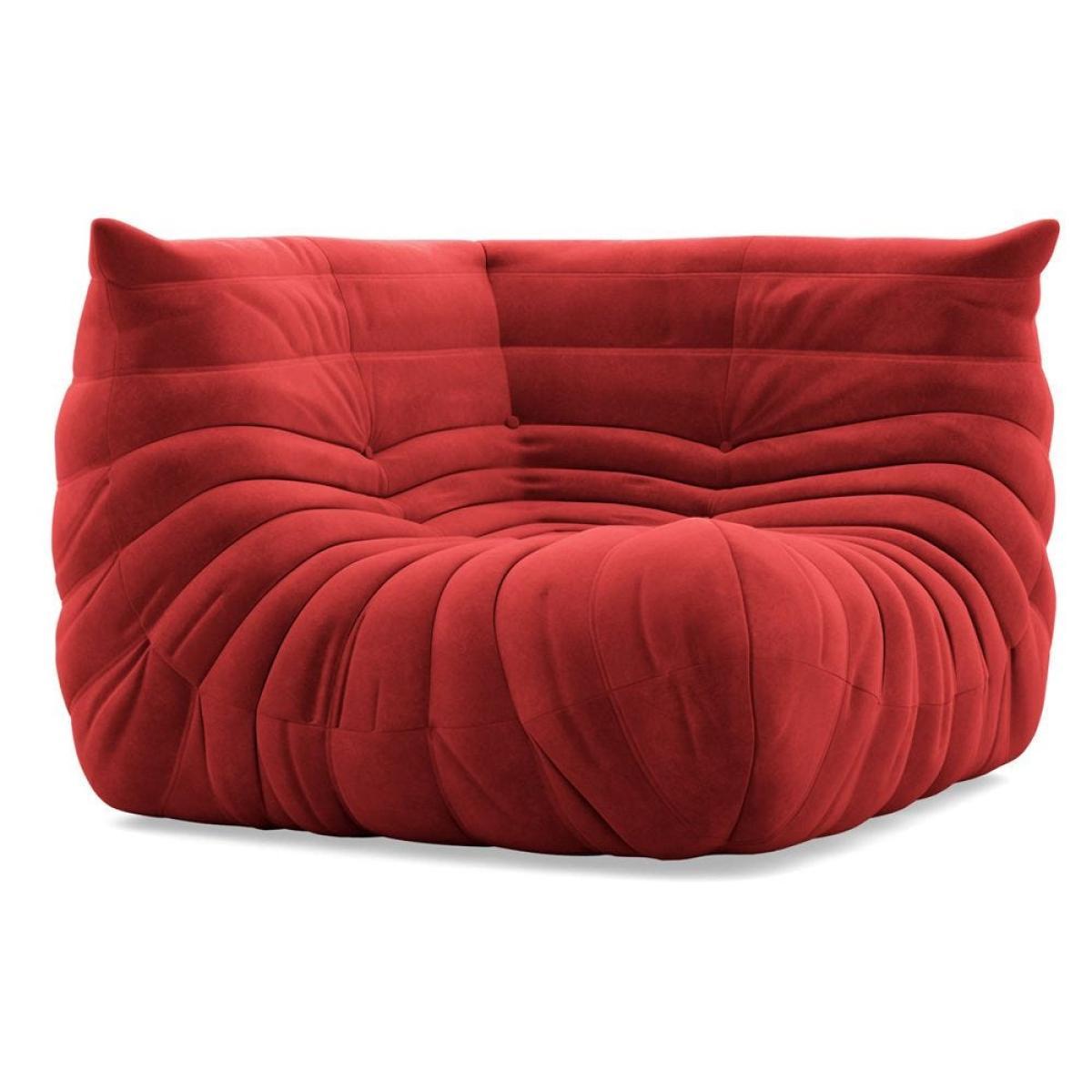 Ligne Roset Togo Corner Seat Alcantara Bohemian Blue - Heal's UK Furniture – image 9