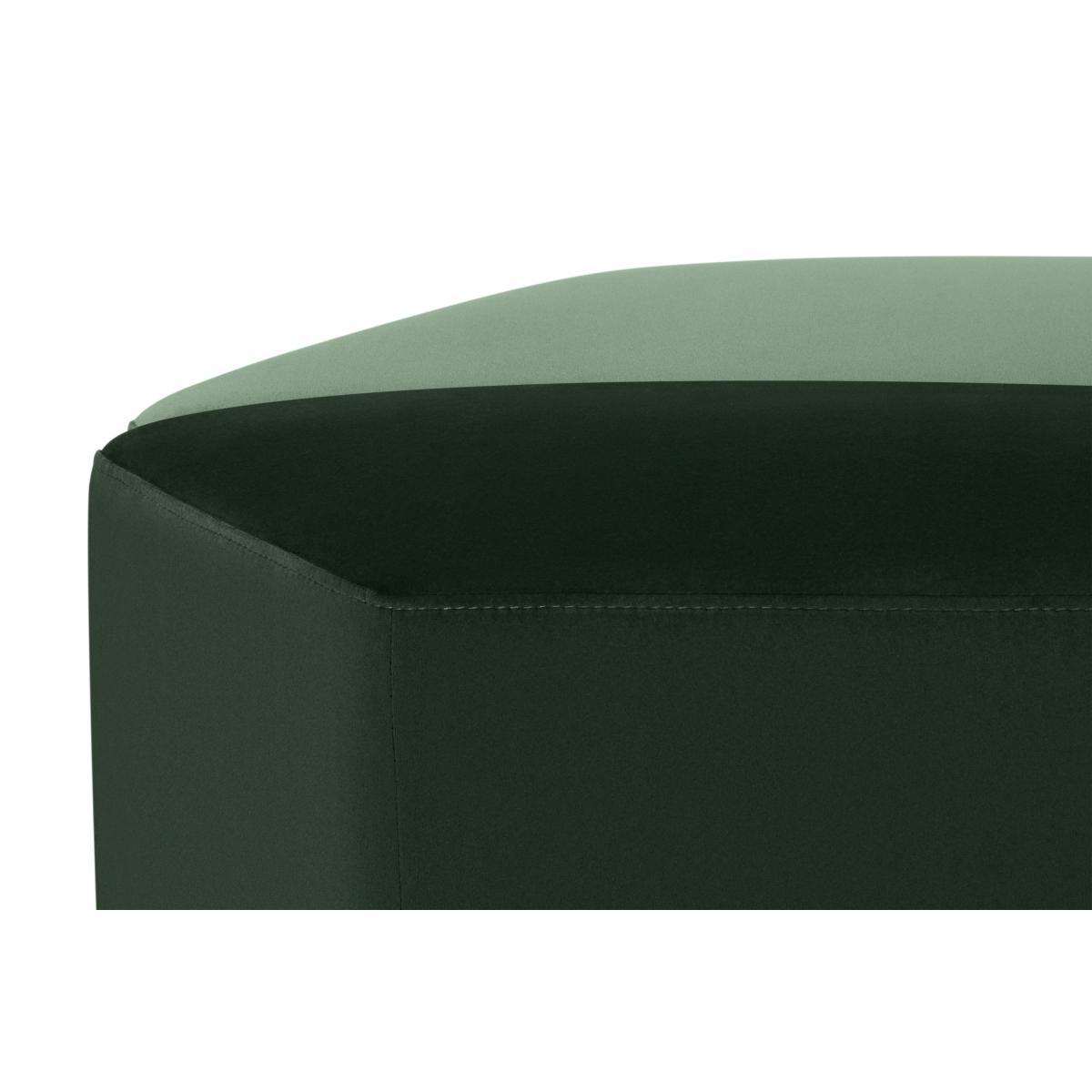Zazie Modular 2-Part Pouffe, Tonal Green Velvet – image 7