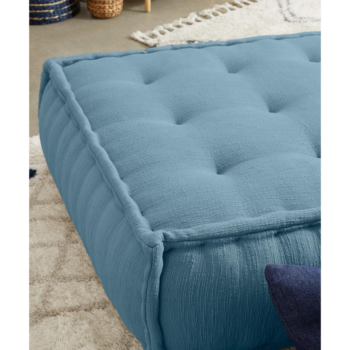 Sully Floor Cushion, Citadel Blue – image 4