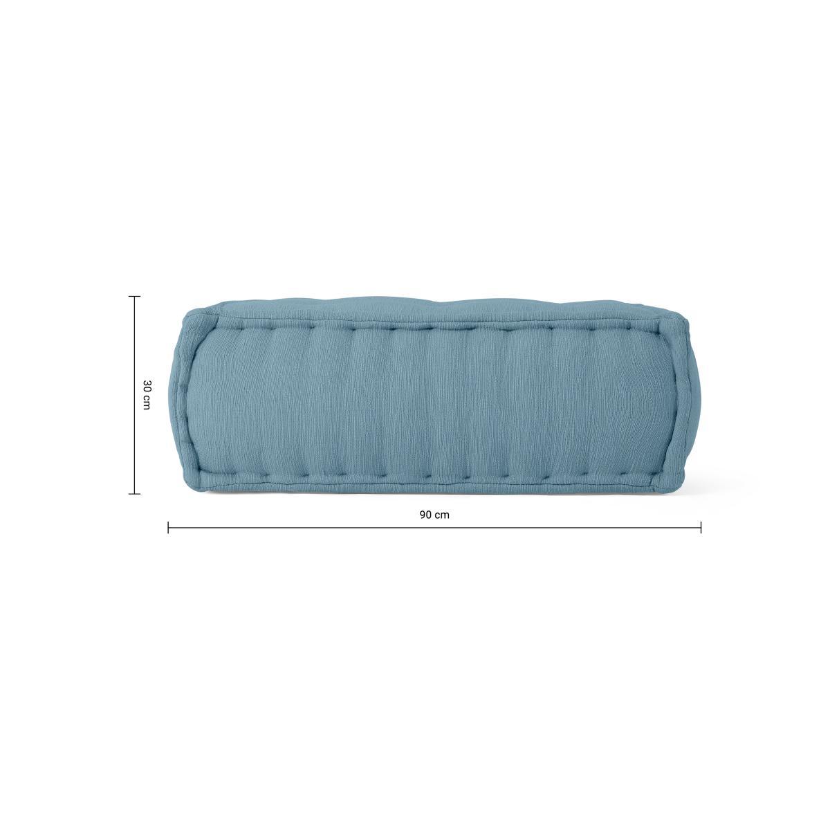 Sully Floor Cushion, Citadel Blue – image 7