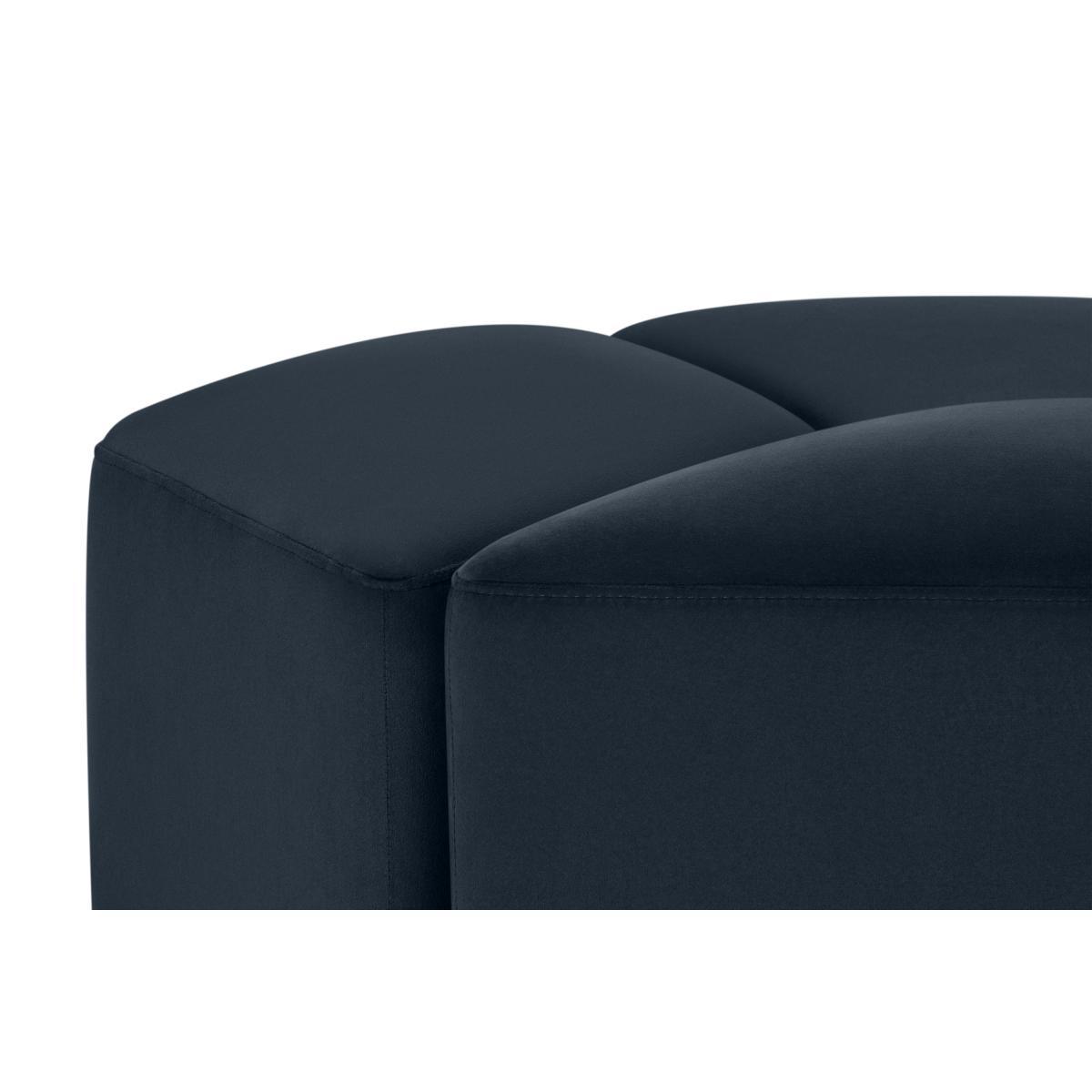 Zazie Modular 3-Part Pouffe, Sapphire Blue Velvet – image 7