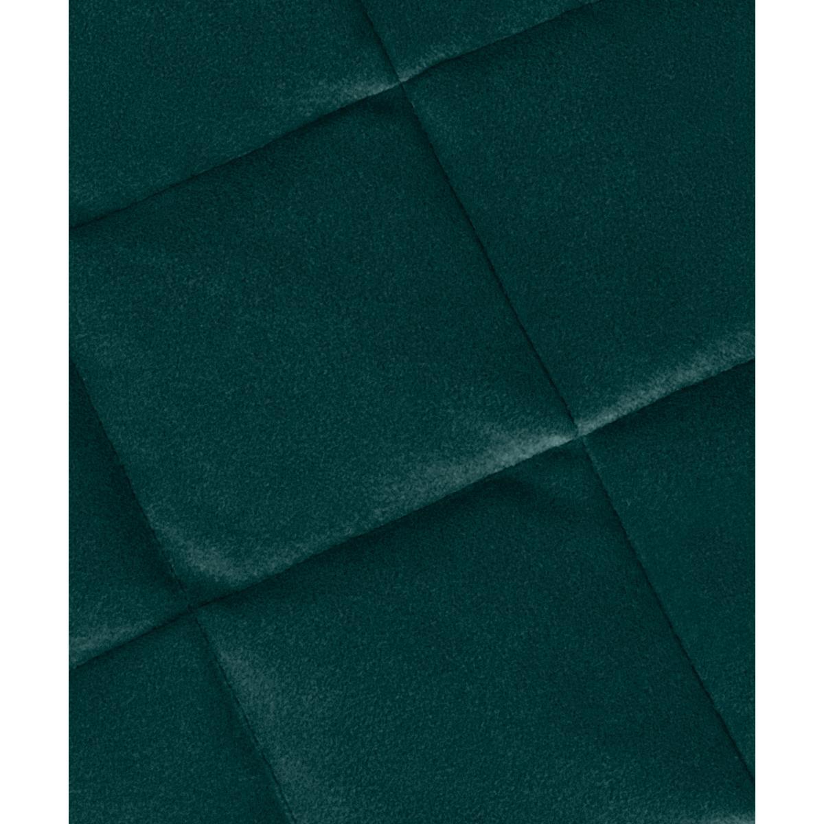 Loa Quilted Floor Cushion, Seafoam Blue Velvet – image 8