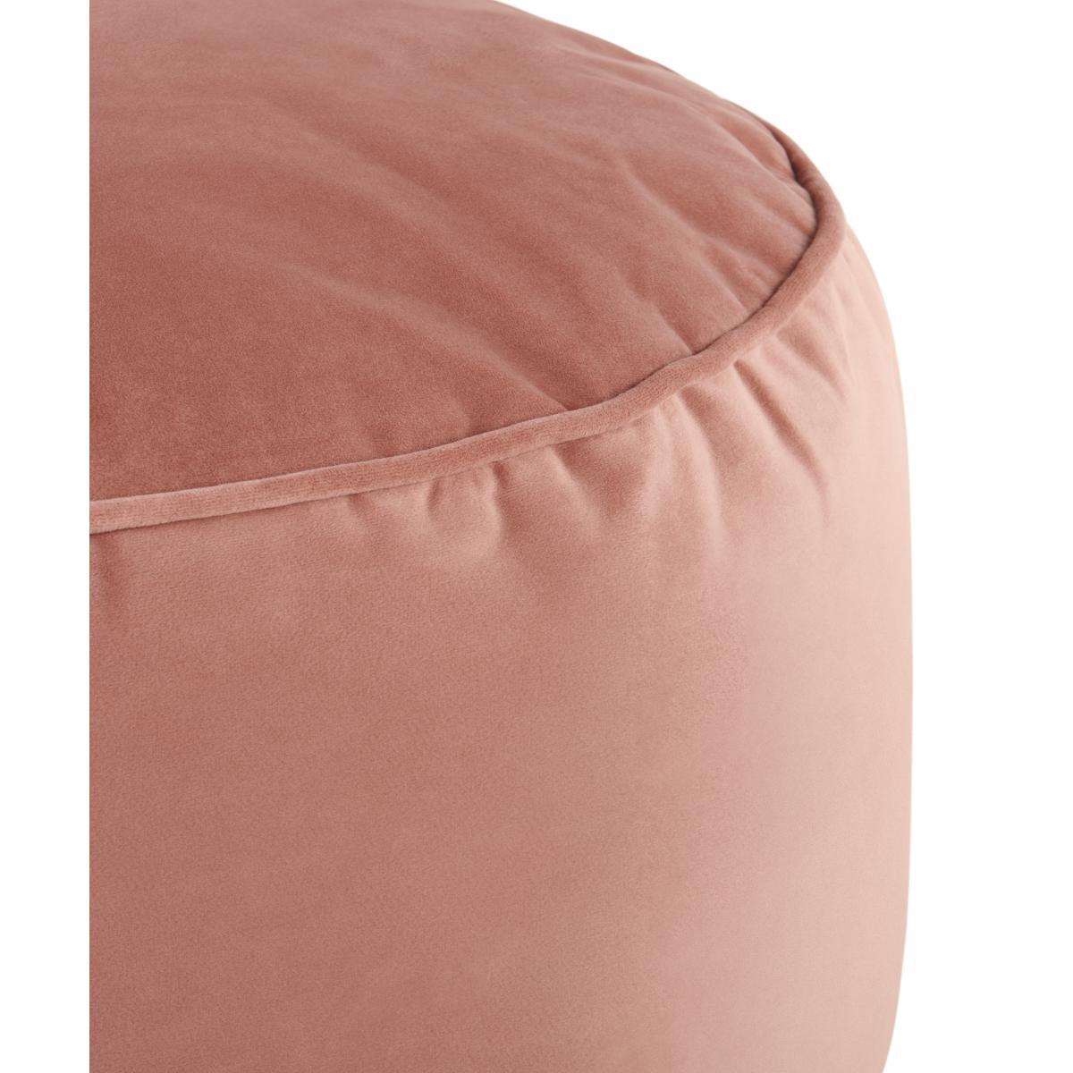 Lux Velvet floor cushion, Blush Pink Velvet – image 5