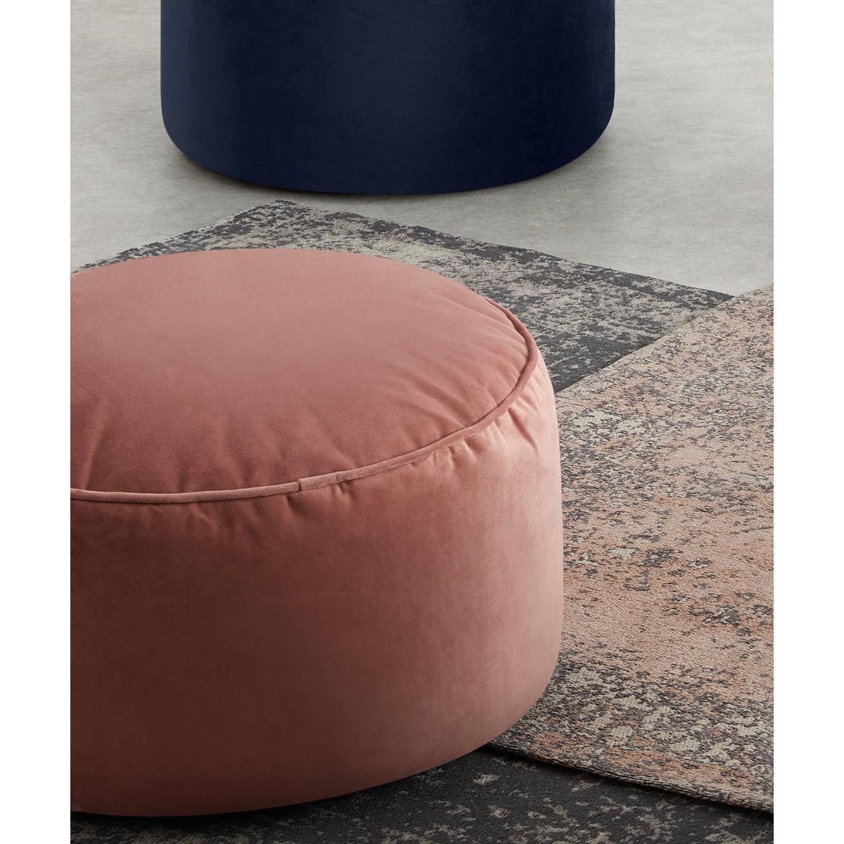 Lux Velvet floor cushion, Blush Pink Velvet – image 6