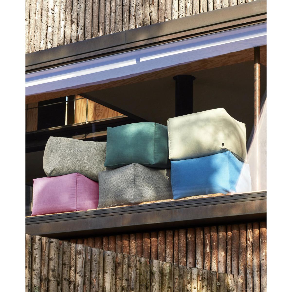 Varer Pouf - / Fabric- 59 x 59 cm by Hay Pink – image 6