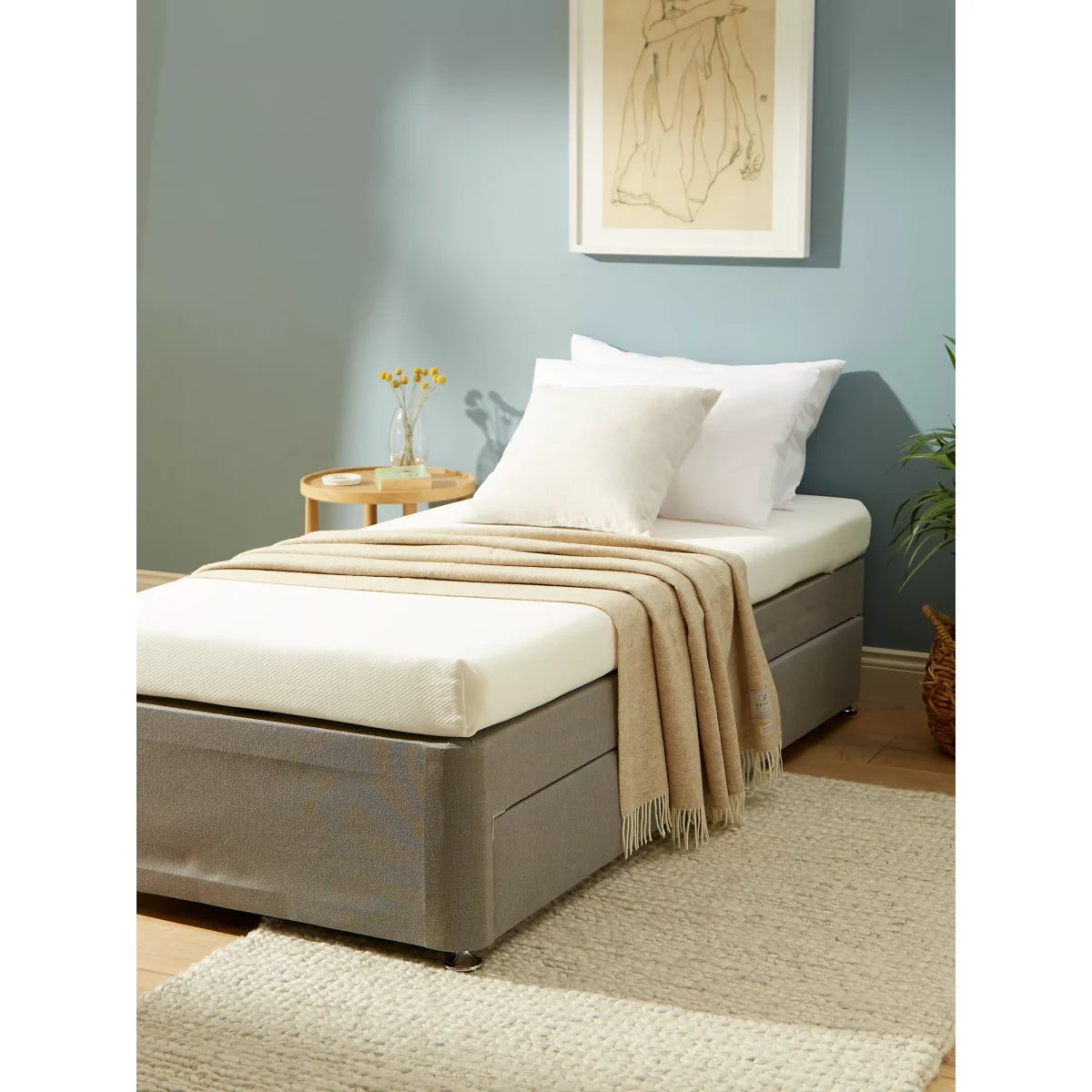 Silentnight Rolled Foam Junior Bunk Bed Mattress, Medium, Single – image 2