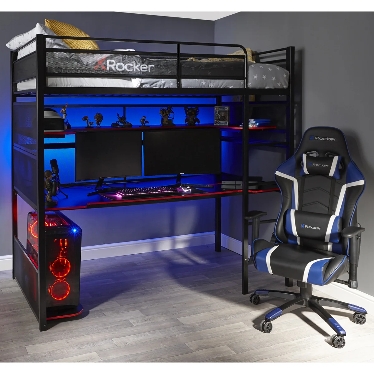 X Rocker Gaming Bunk Bed - Black – image 11
