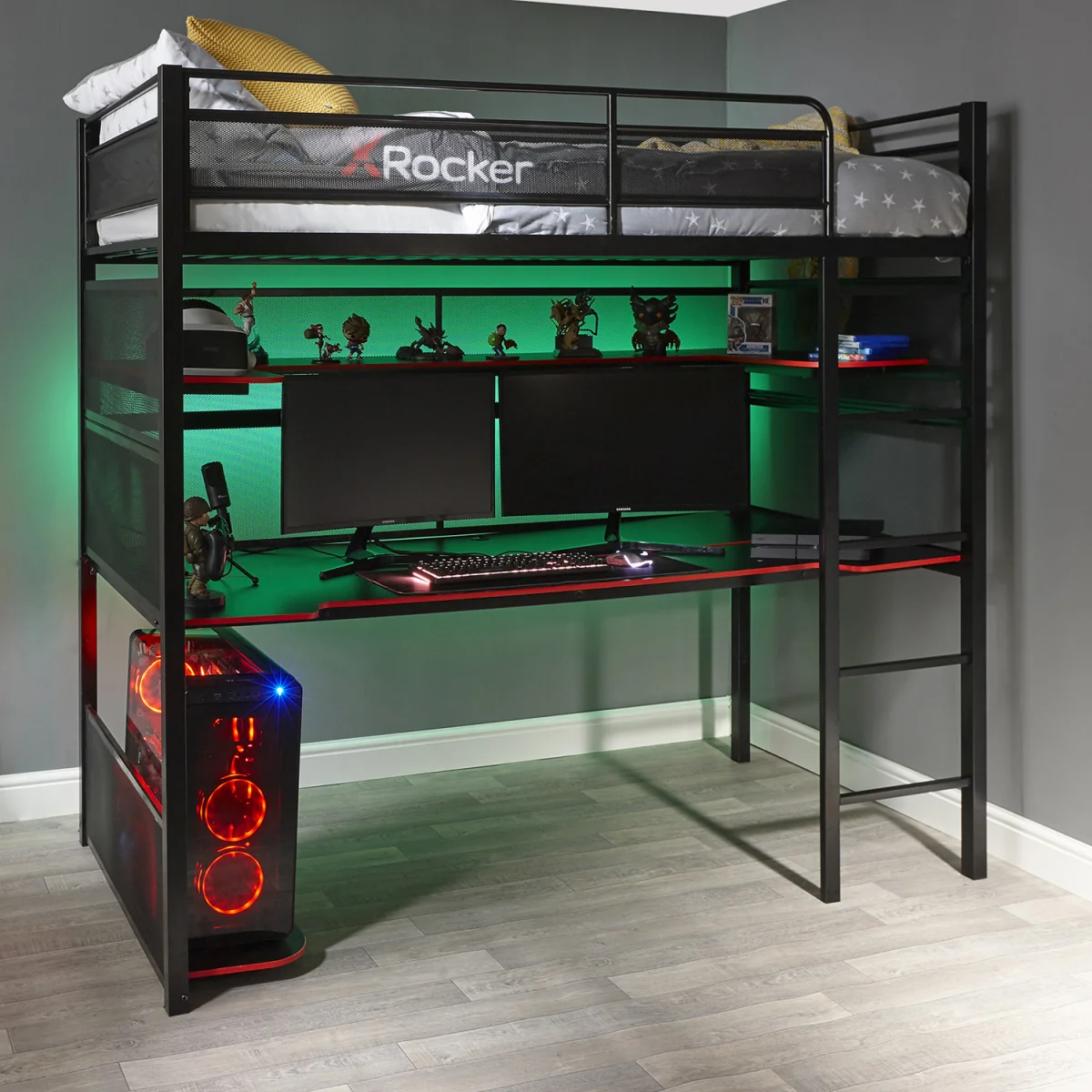 X Rocker Gaming Bunk Bed - Black – image 12